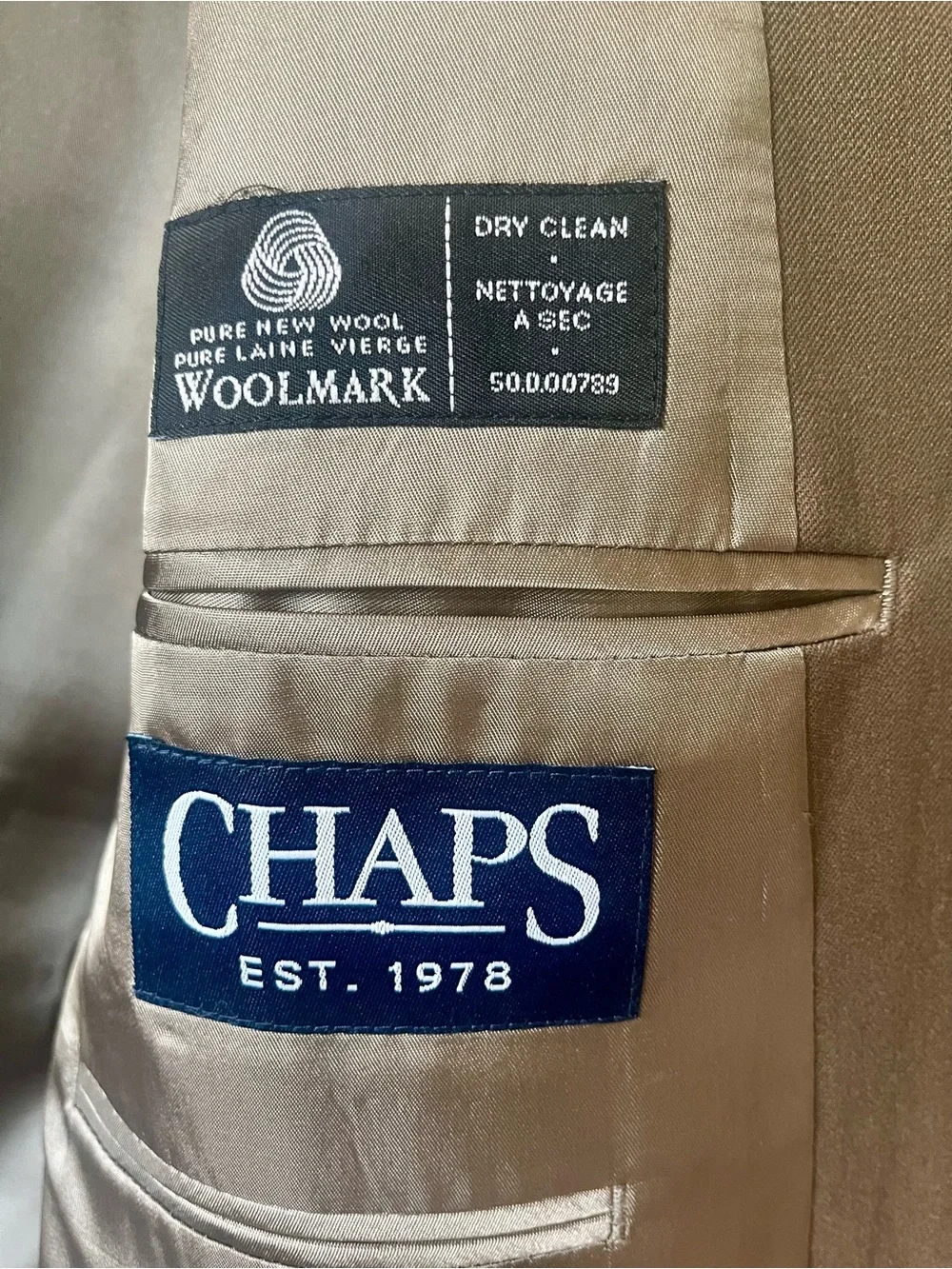 Vintage Chaps Wool Suit 44R
